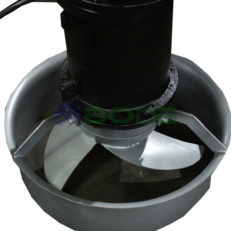 Stamping submersible mixer